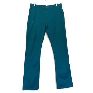 [HURLEY] 98% Cotton Bright Aqua Pants Size 32